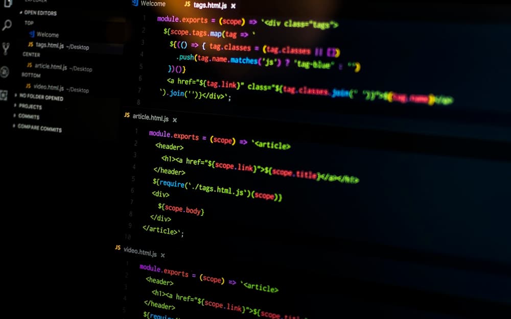 Code on multiple monitors